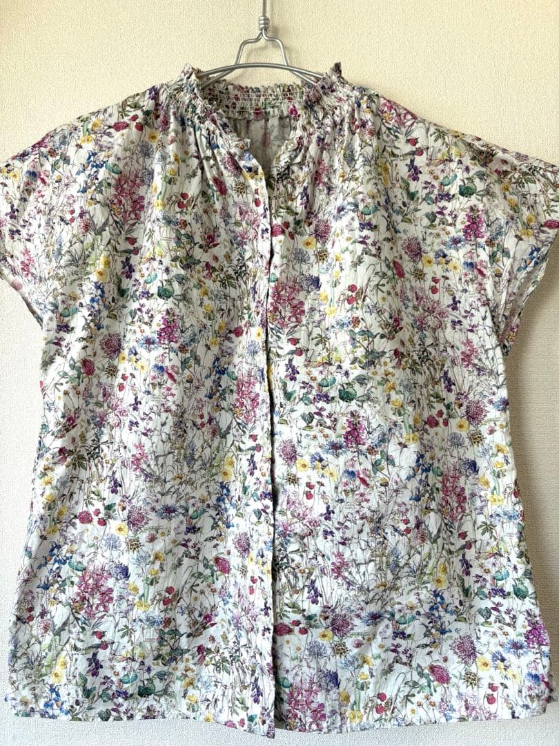 【美品】parks リバティ　ブラウス