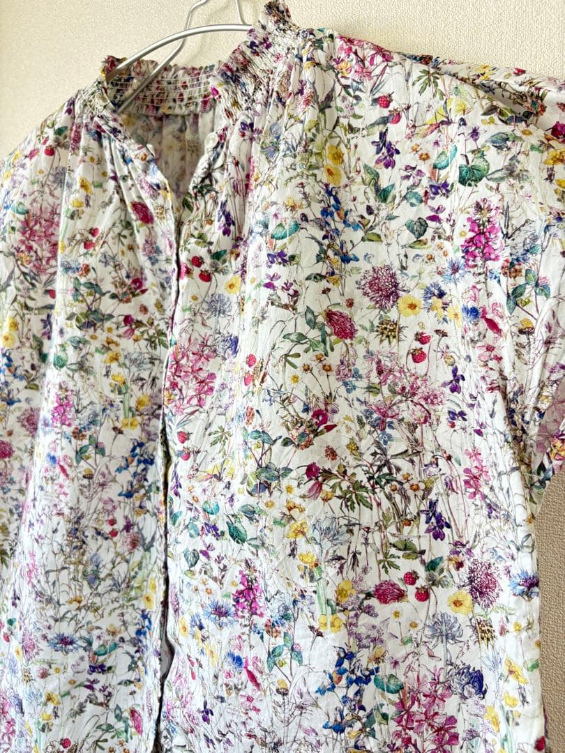 【美品】parks リバティ　ブラウス