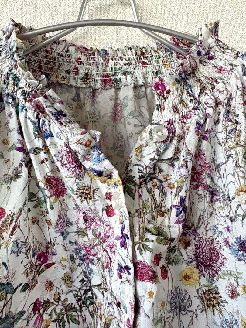 【美品】parks リバティ　ブラウス