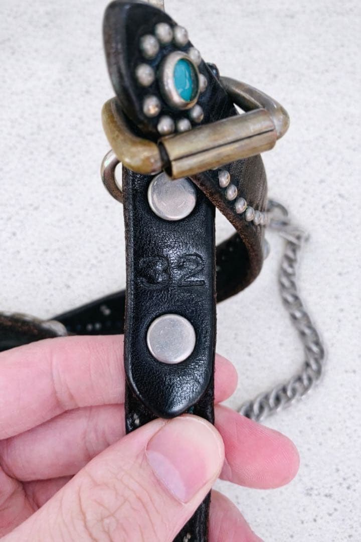 HTC × standard california ベルト ナロー 32 米国製