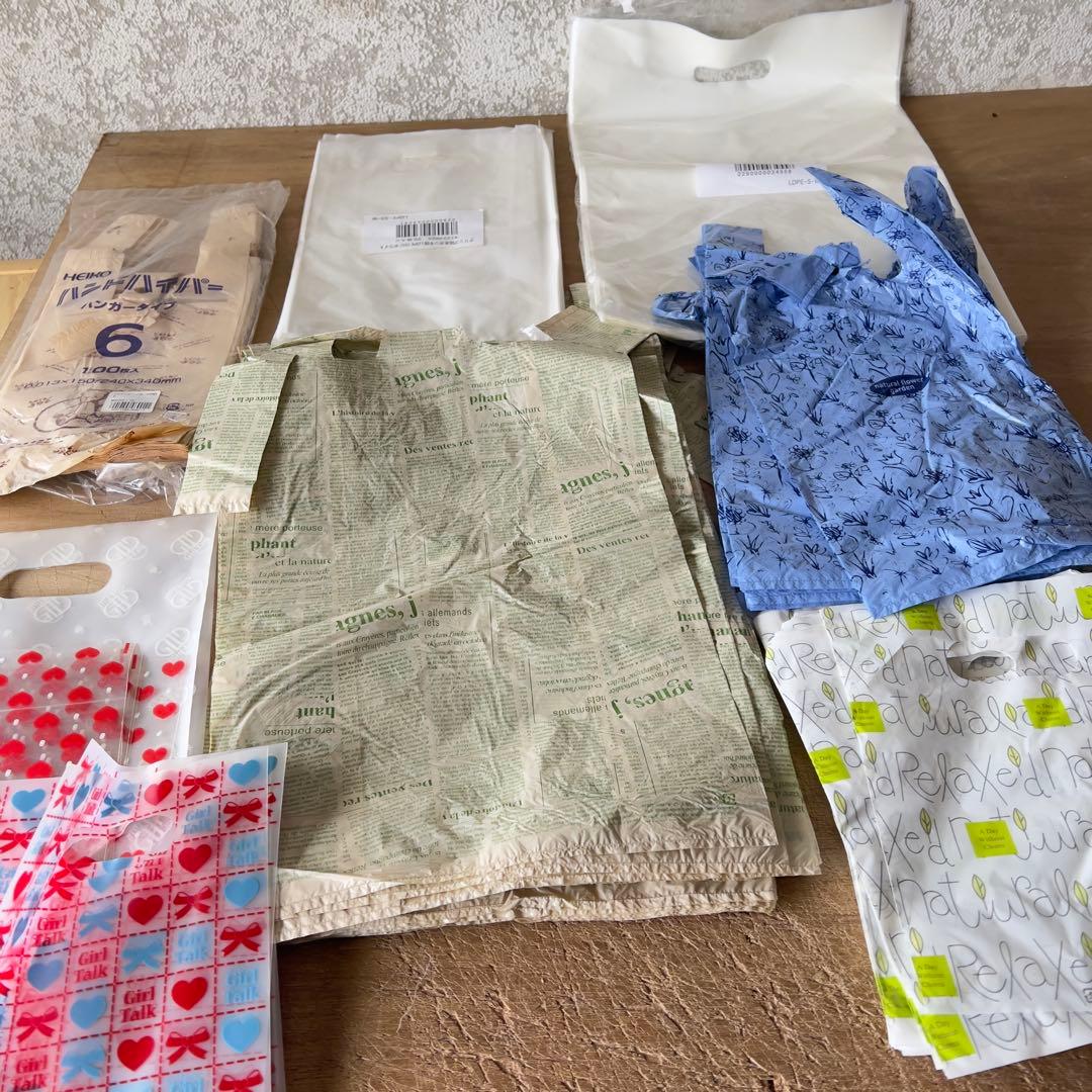 Mでお願いします同梱。花屋園芸店当店使用レジ袋処分その16