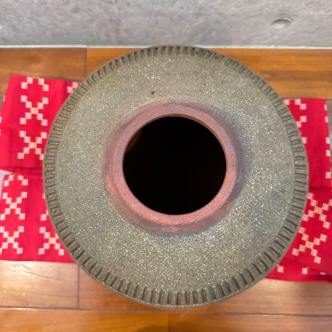 壺屋焼.素焼き.大壺