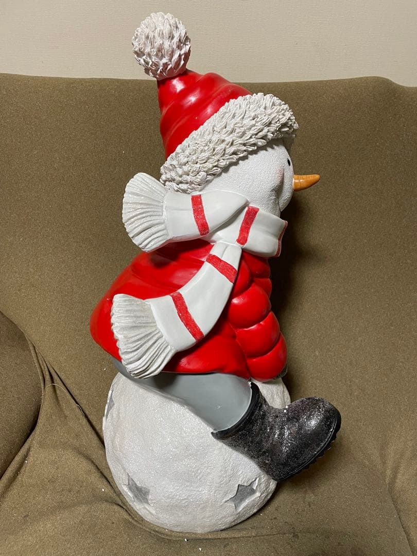 【コストコ】スノーマン　置物　雪だるま　インテリア　特大サイズ　bigサイズ