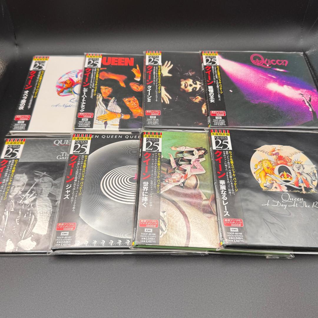 【生産限定盤】クイーン紙ジャケCD 8枚セット 1998年リマスタリング盤