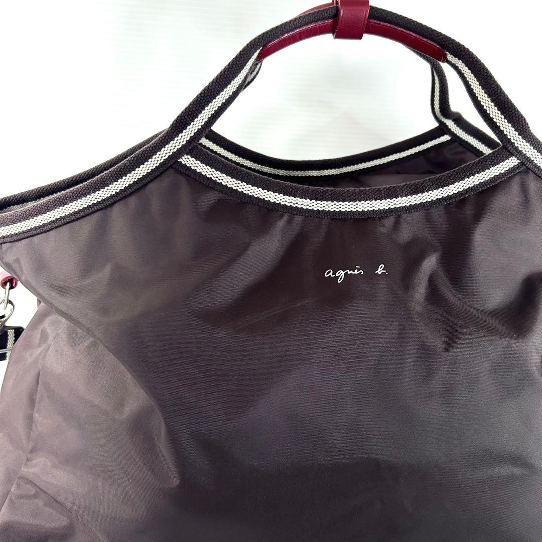 agnes b Voyage アニエスベー ボヤージュ ボストン ブラウン