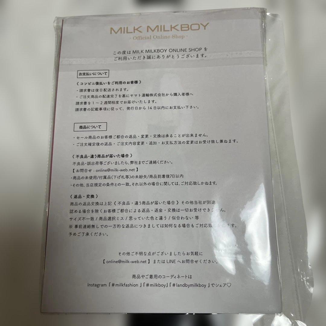 MILK BOY PIN TUCK TIE シャツ