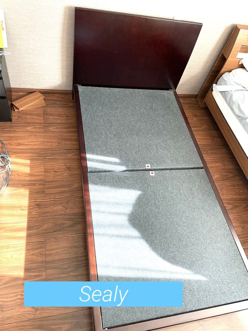 【関西直受取限定✨】Sealy ベッドフレーム(シングル)