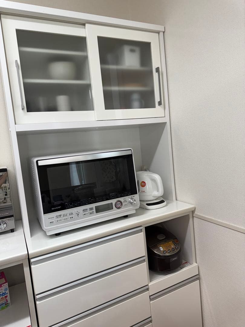 【美品】ニトリ食器棚　幅90cm 即決　値下げ