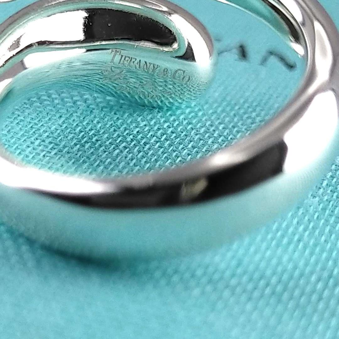 ●SALE●【ティファニー】ティアドロップ　エロンゲイテッド　リング　１１号