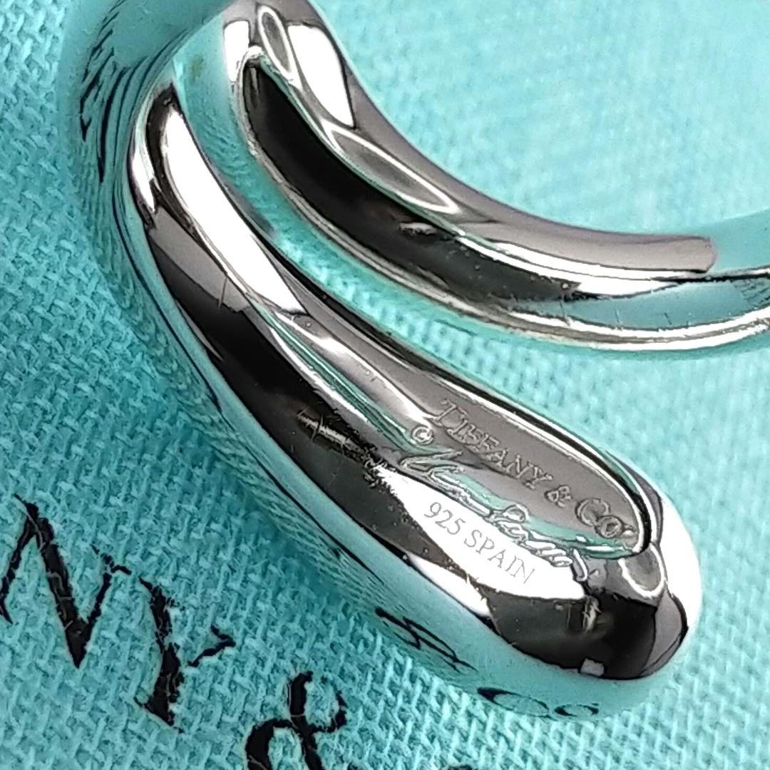 ●SALE●【ティファニー】ティアドロップ　エロンゲイテッド　リング　１１号