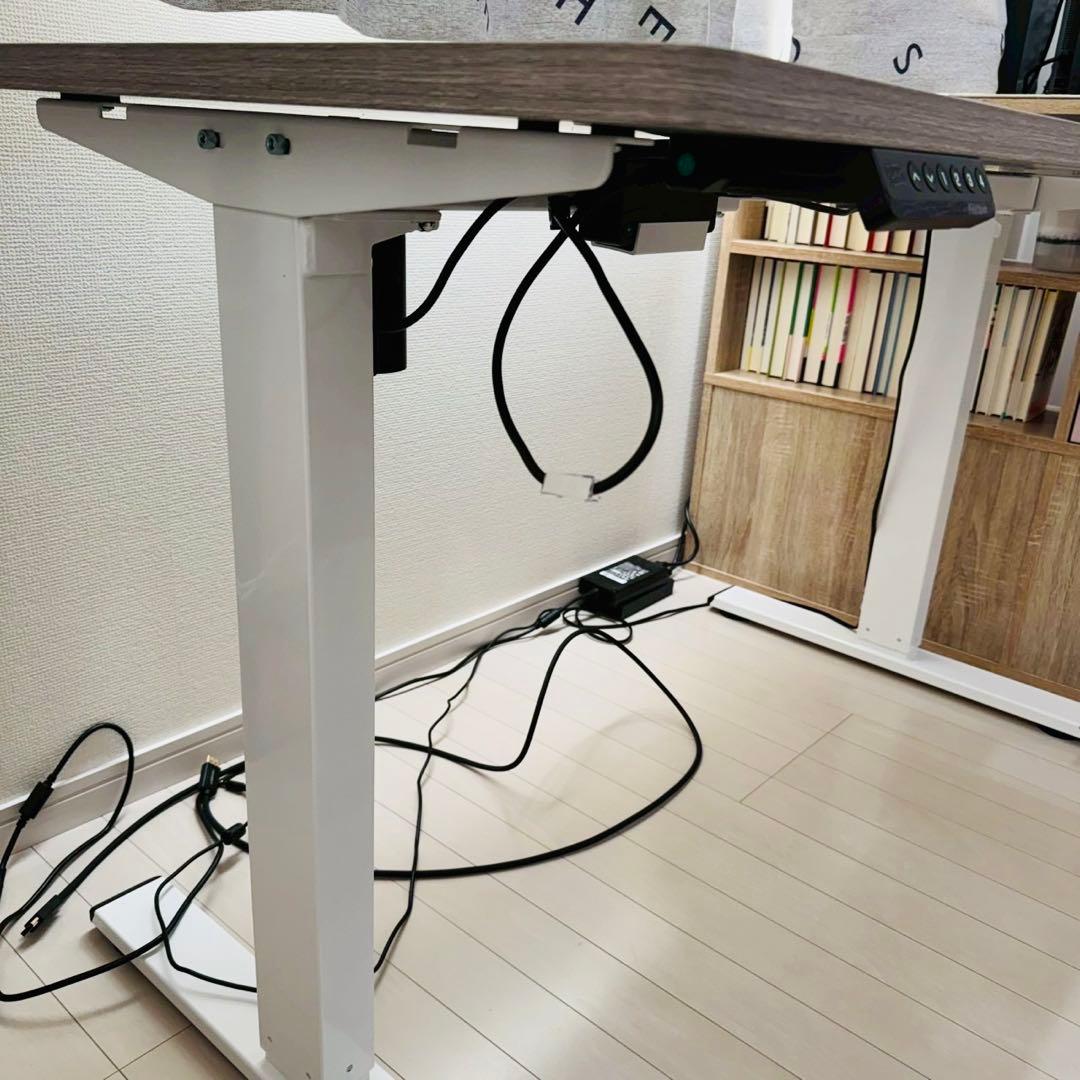 FLEXISPOT 電動式スタンディングデスク幅120×奥行60,メモリー