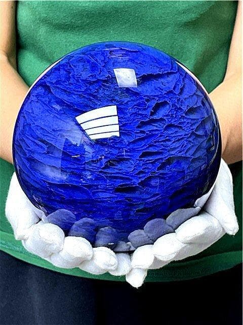 約:140mm 3805g超綺麗★水晶丸玉B87U1/182U07B