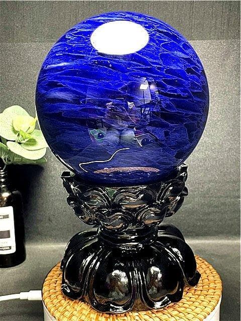 約:140mm 3805g超綺麗★水晶丸玉B87U1/182U07B