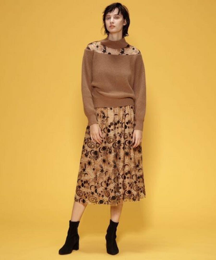 Diagram GRACE CONTINENTAL プラネット刺繍マキシスカート