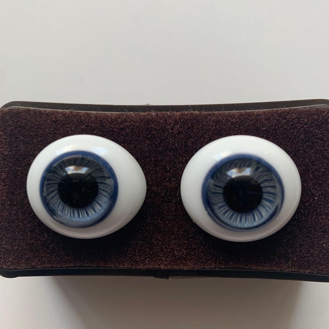 【新品・未使用】ビスクドール　目　ダークブルー no.3