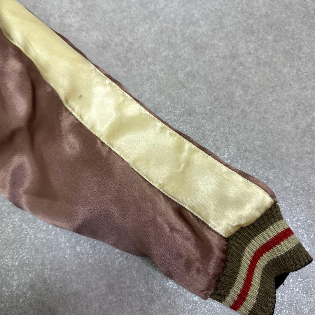 CHIKIRIYA ちきりや スカジャン リバーシブル 兎 獅子 刺繍 ブラック