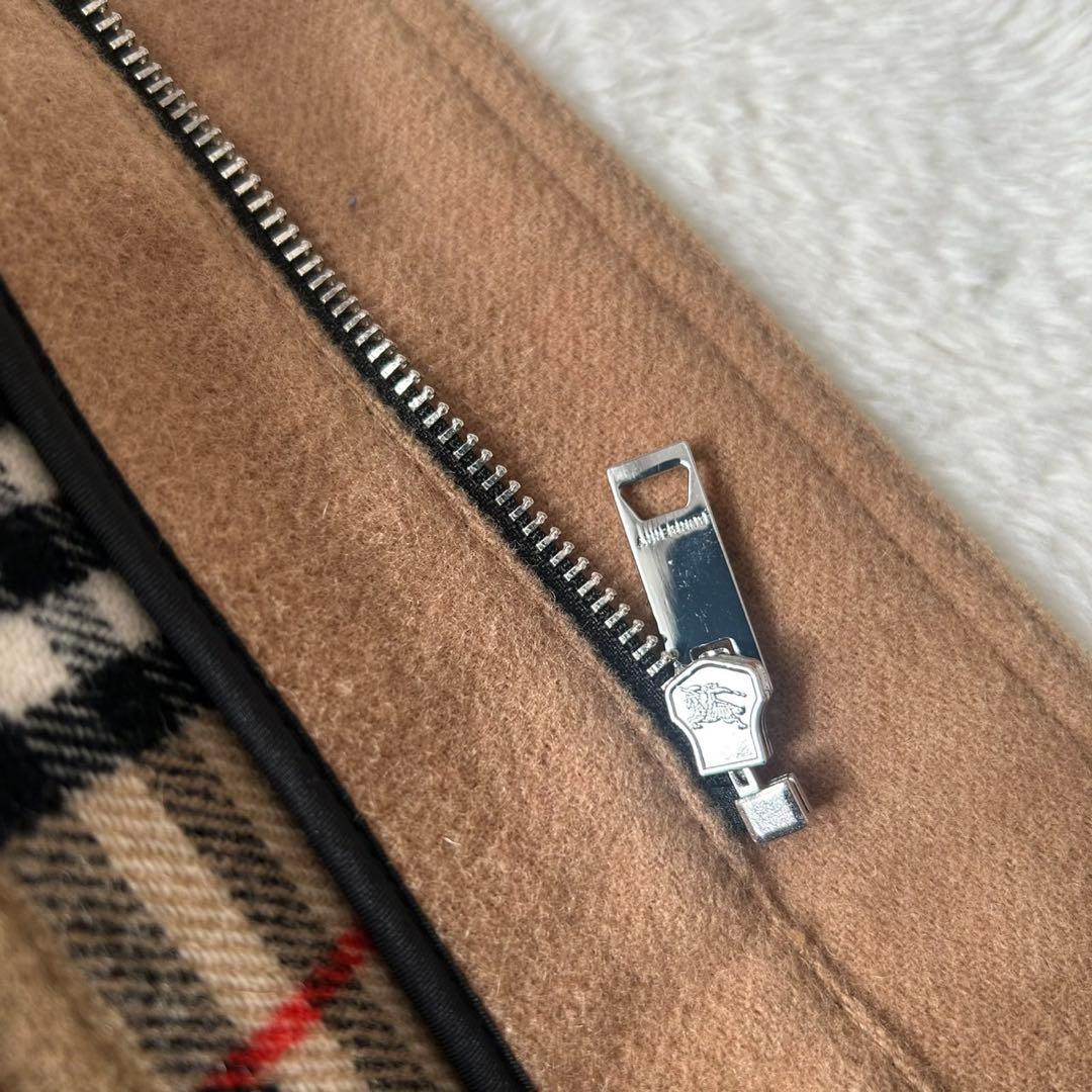 現行タグ✨バーバリー ダッフルコート ノバチェック トグル ロゴ ハニーベージュ