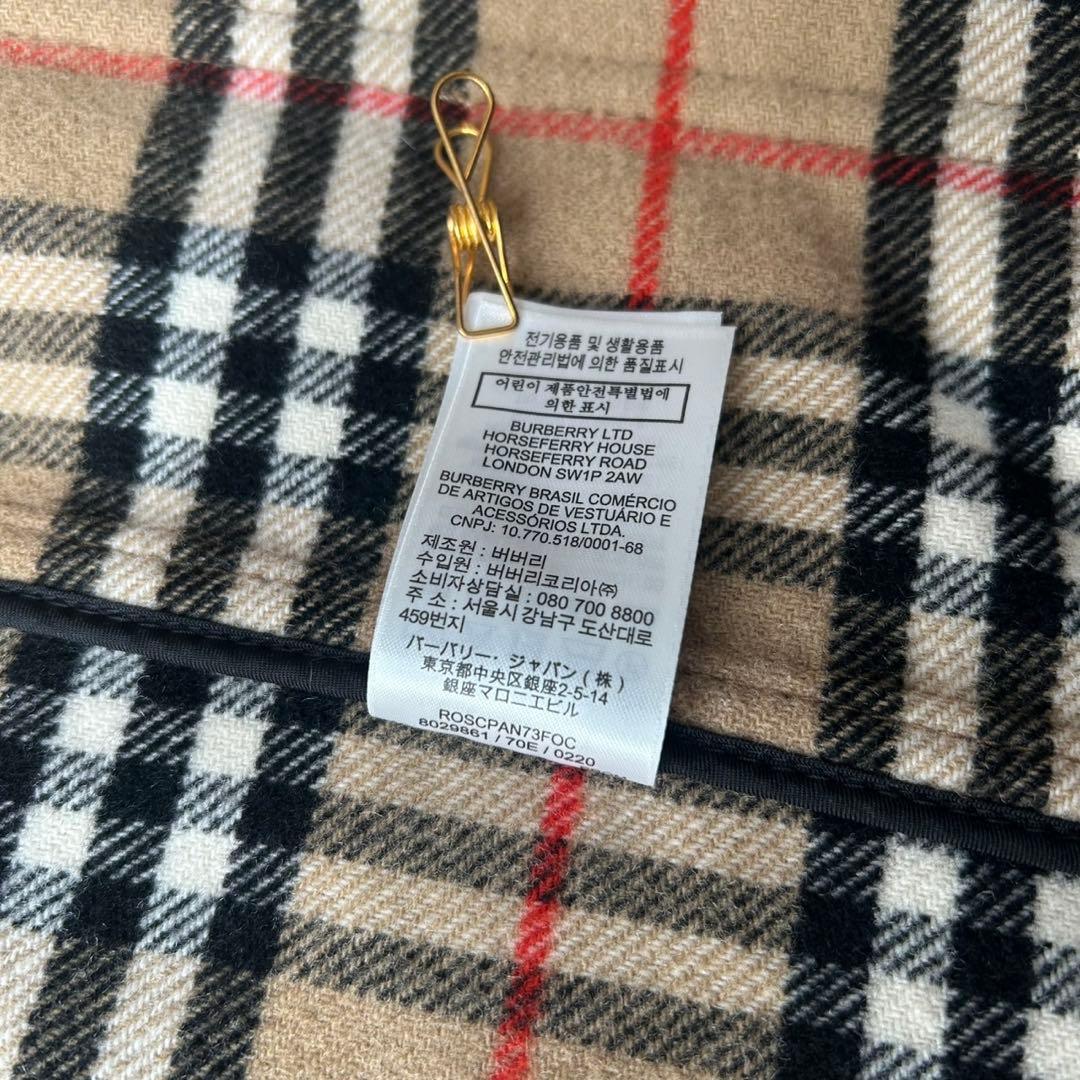 現行タグ✨バーバリー ダッフルコート ノバチェック トグル ロゴ ハニーベージュ