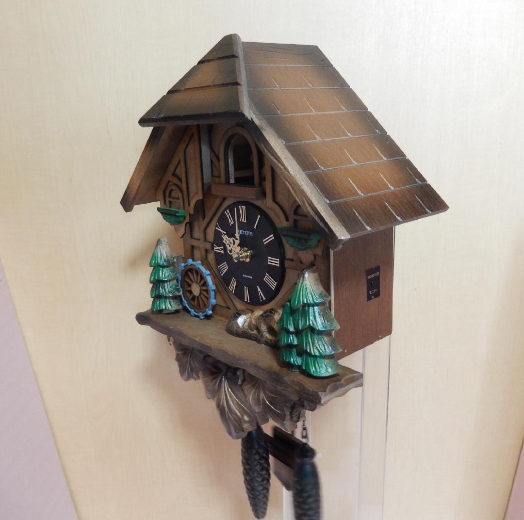 リズム時計 鳩時計 カッコーティンバー
