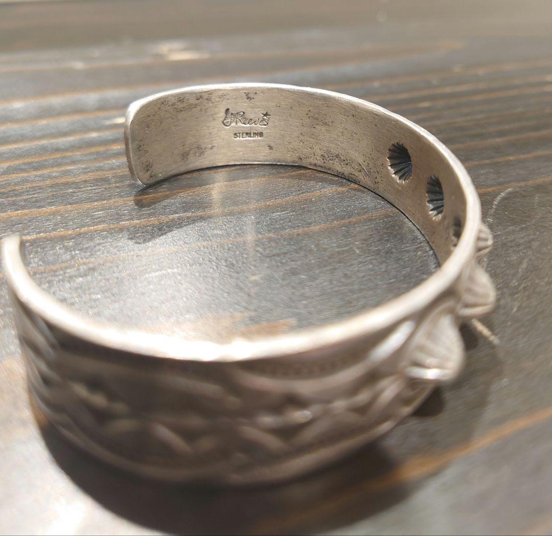 Navajo Gary reeves スタンプワーク　バングル