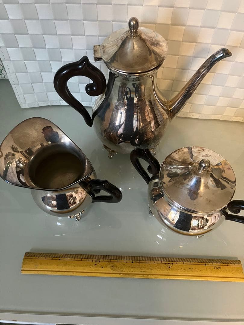 シルバーメッキ　リプロダクト　3点セット