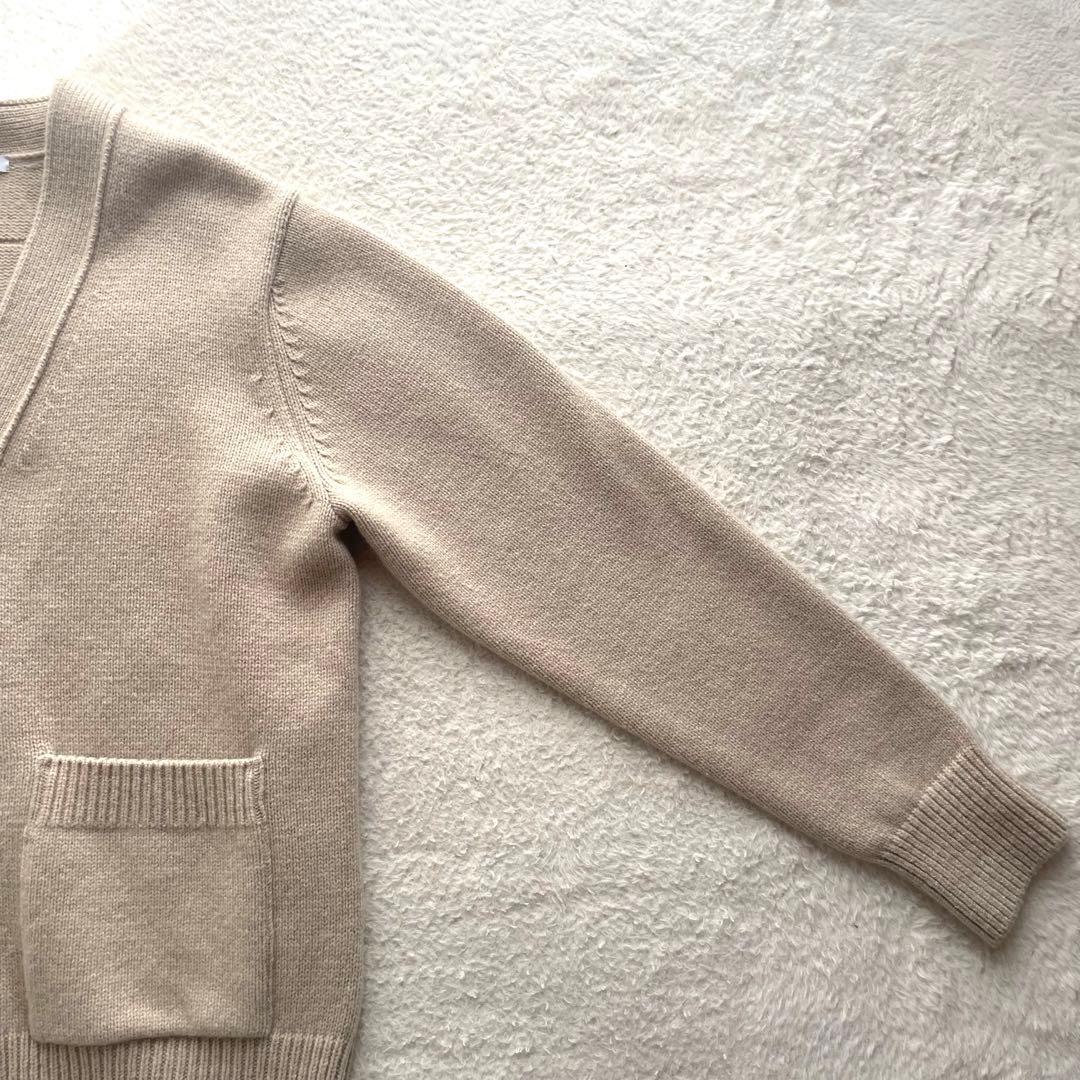 美品✨SLOANE カシミヤ混 ウール カーディガン ベージュ ユニセックス