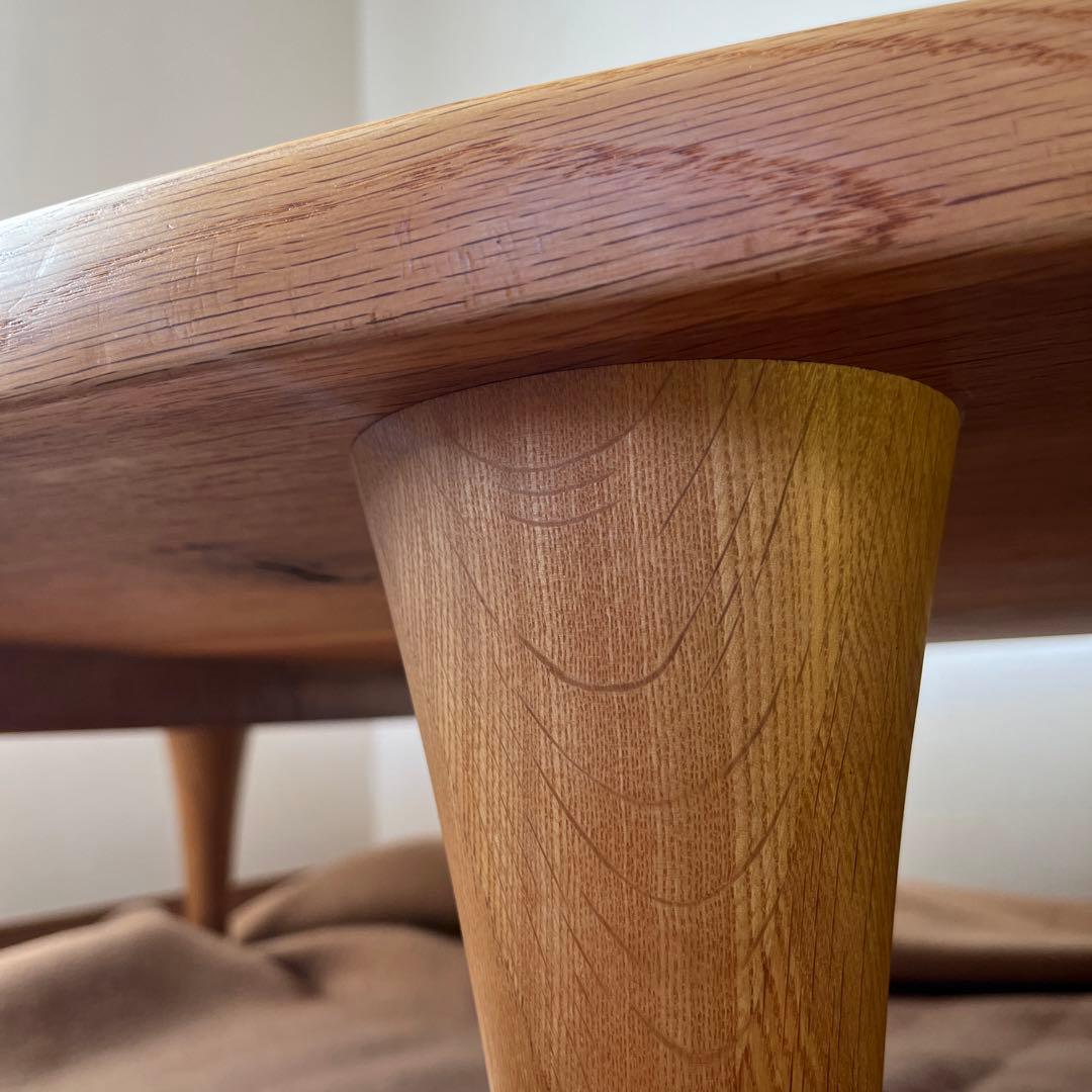 HIDA 森のことば 半円形リビングテーブル 飛騨産業　SN105RT