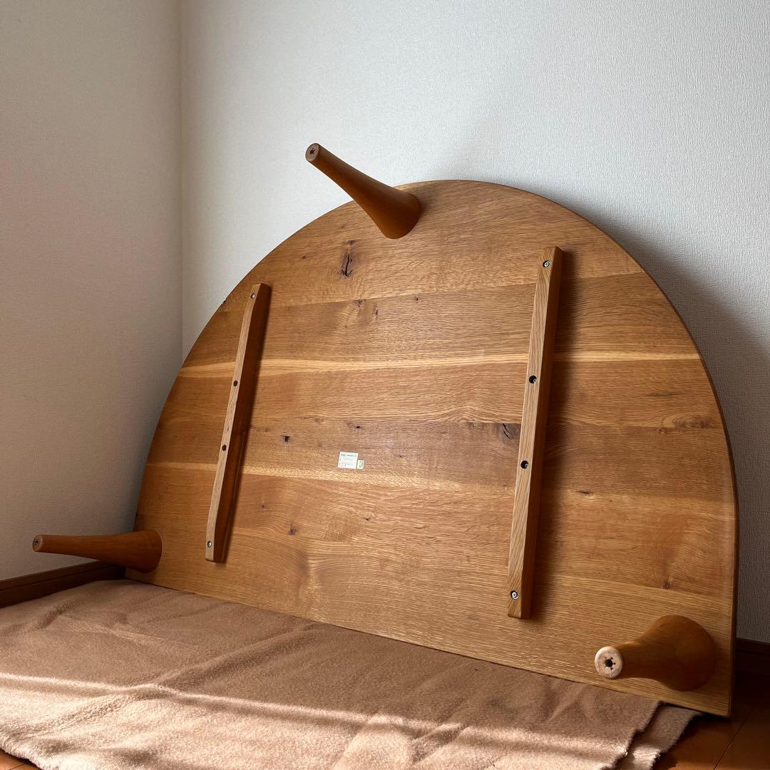 HIDA 森のことば 半円形リビングテーブル 飛騨産業　SN105RT