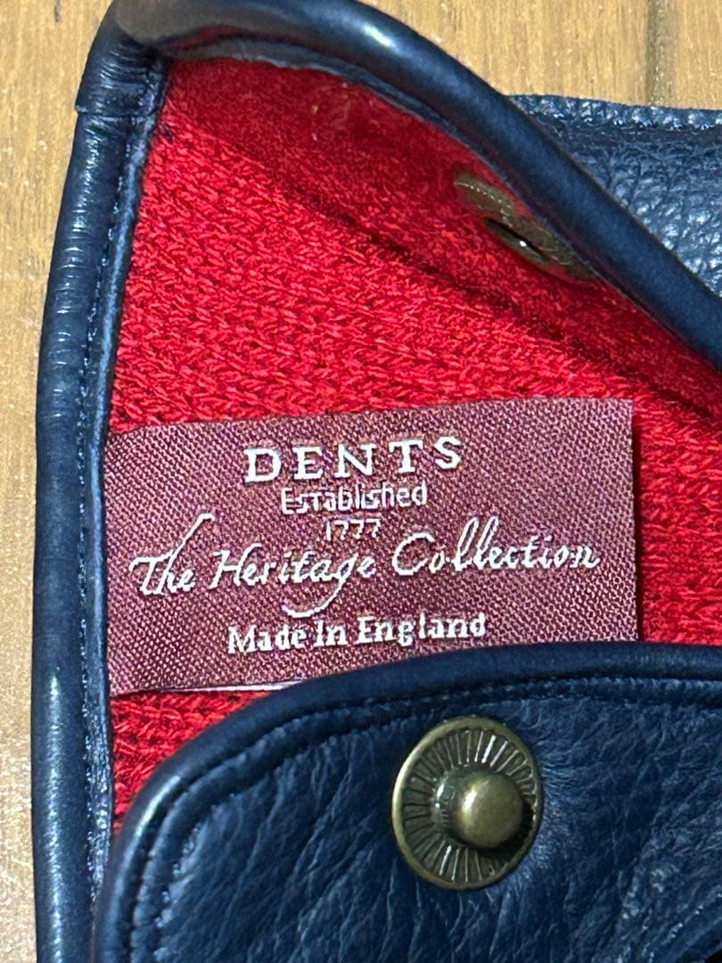 【SONOFRI】DENTS ディアスキングローブ ネイビー レザー手袋