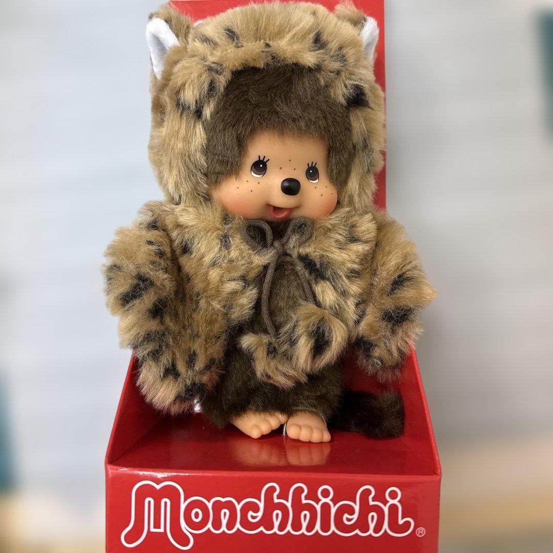 モンチッチ　ヒョウ柄　豹柄　マスコット　ぬいぐるみ　海外限定　新品
