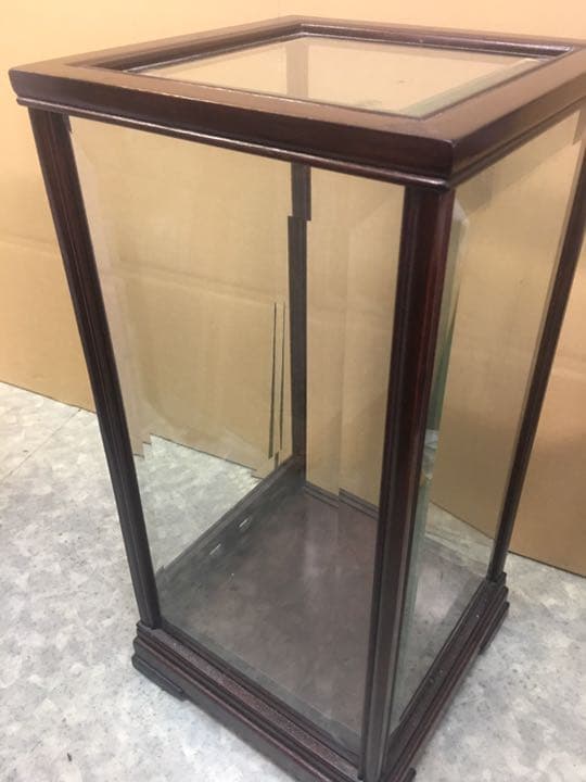 特殊ガラスケース 紫檀ガラスケース