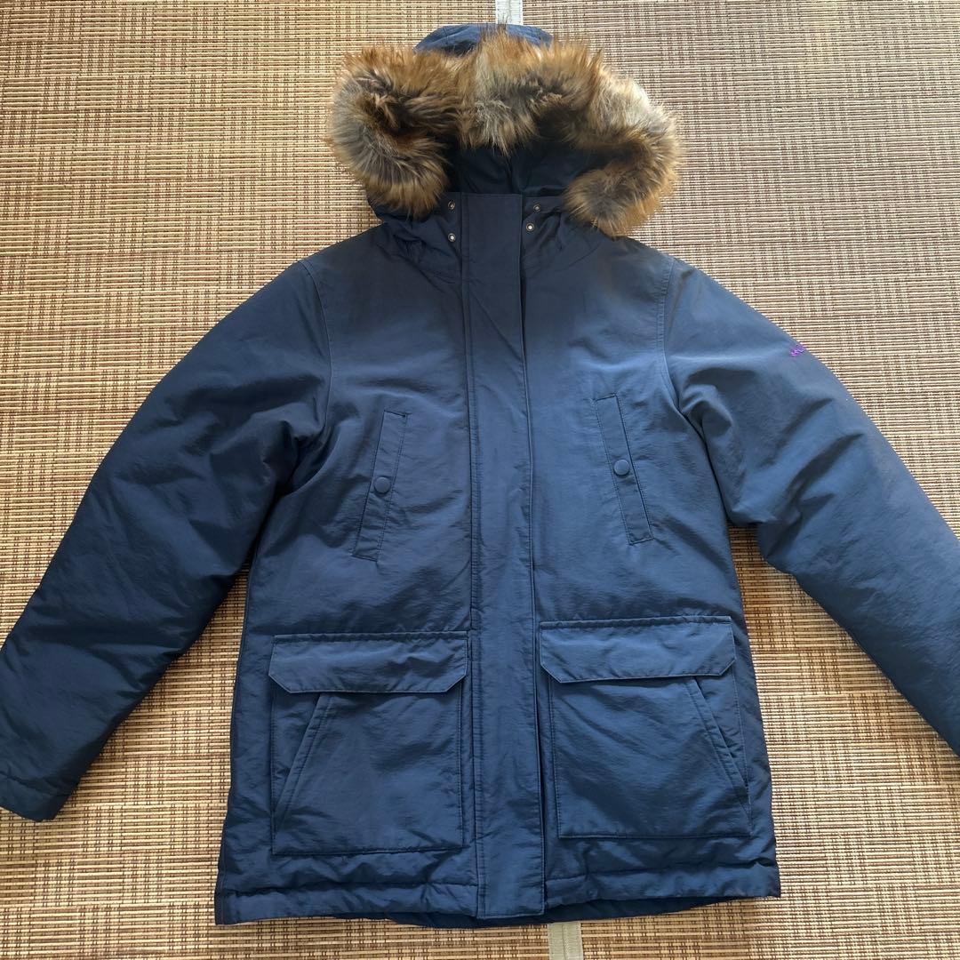 コロンビア ネイビー ダウン ジャケット オムニヒート レディース