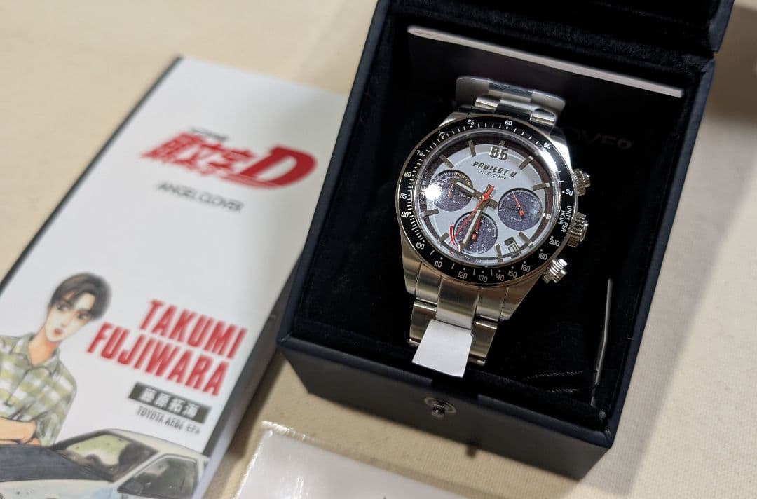 頭文字D 30周年 藤原拓海 トヨタ86 腕時計 ソーラー 新品・未使用
