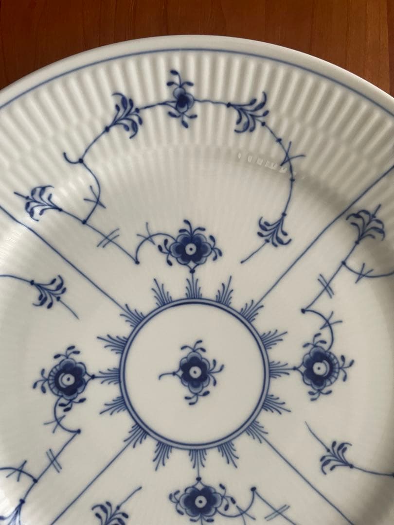 ロイヤルコペンハーゲン ブルーフルーテッドプレイン　27㎝プレート