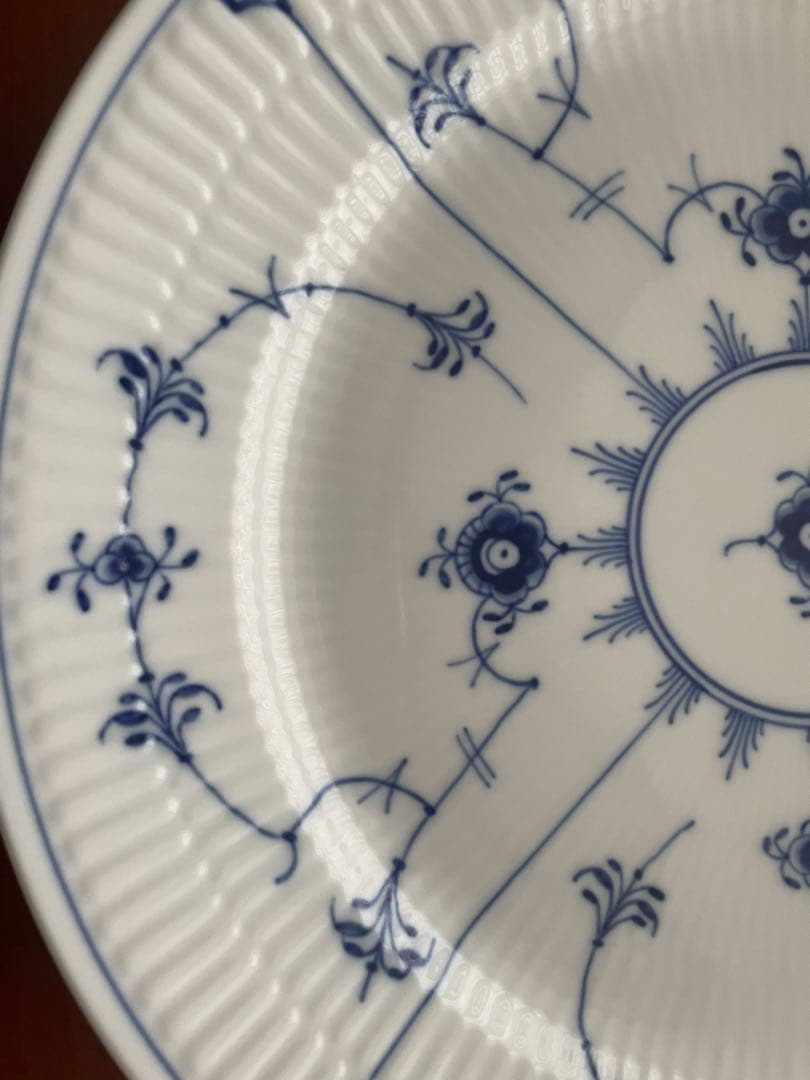 ロイヤルコペンハーゲン ブルーフルーテッドプレイン　27㎝プレート