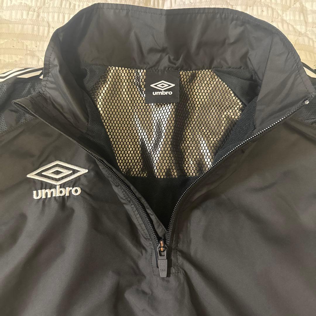 再出品 UMBRO ハーフジップ ウィンドブレーカー 上下セット