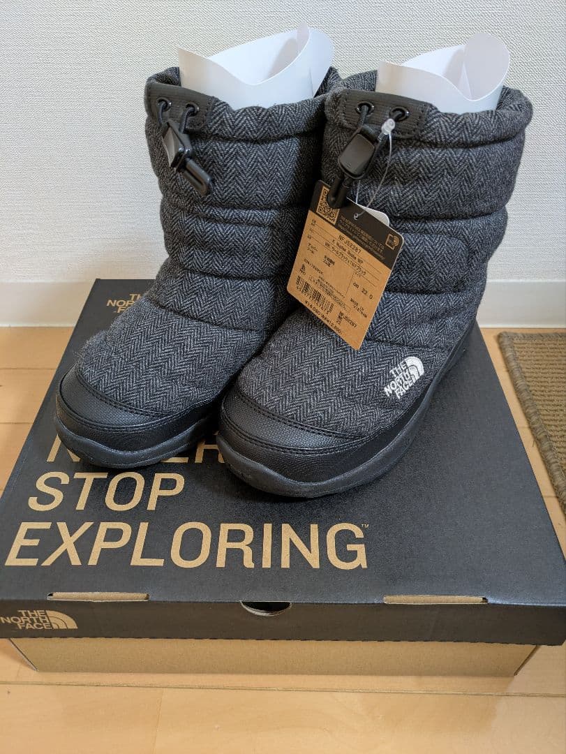 【22cm】ノースフェイス ヌプシ ブーティ ウォータープルーフ キッズ