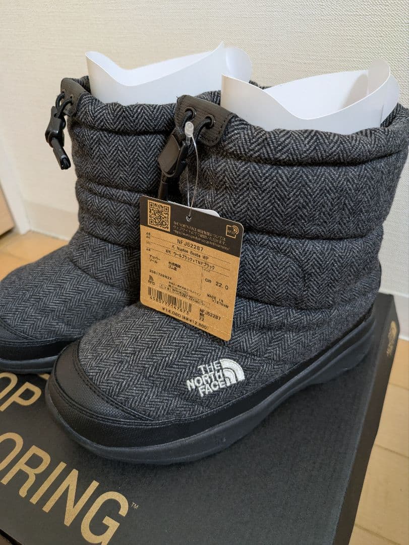 【22cm】ノースフェイス ヌプシ ブーティ ウォータープルーフ キッズ
