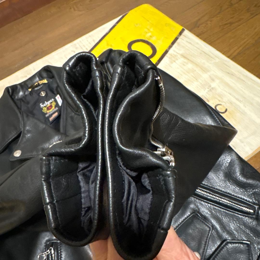 超美品‼️最新型schott516UST 38インチ ネイキッドレザー