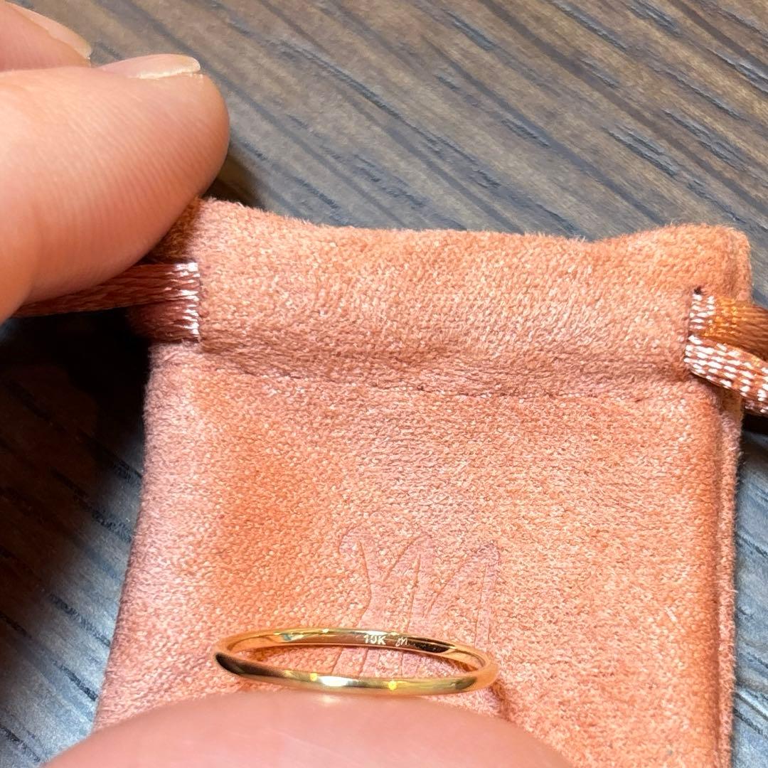 Mejuri メジュリ　STACKER RING US4 10k