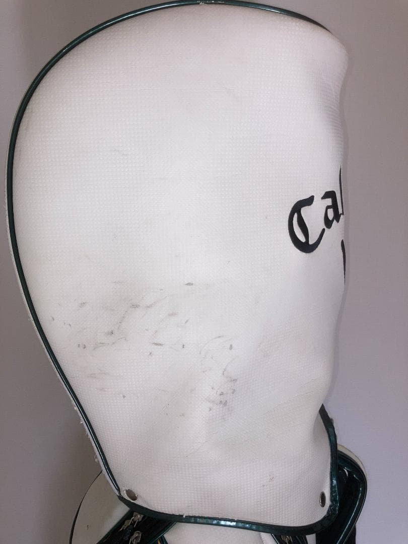 Callaway　キャロウェイ　キャディバッグ　カラー：ホワイト／ダークグリーン