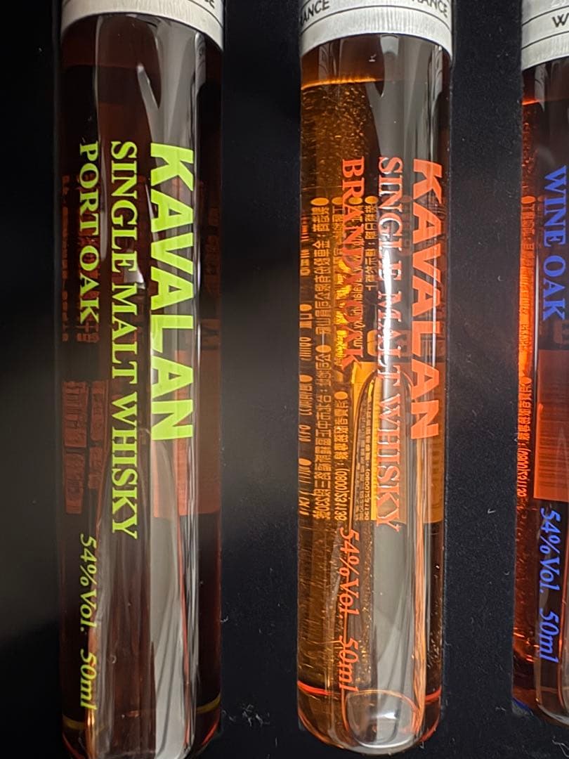 KAVALANカバラン　試験管ミニボトル　50mlx6本　ウイスキー