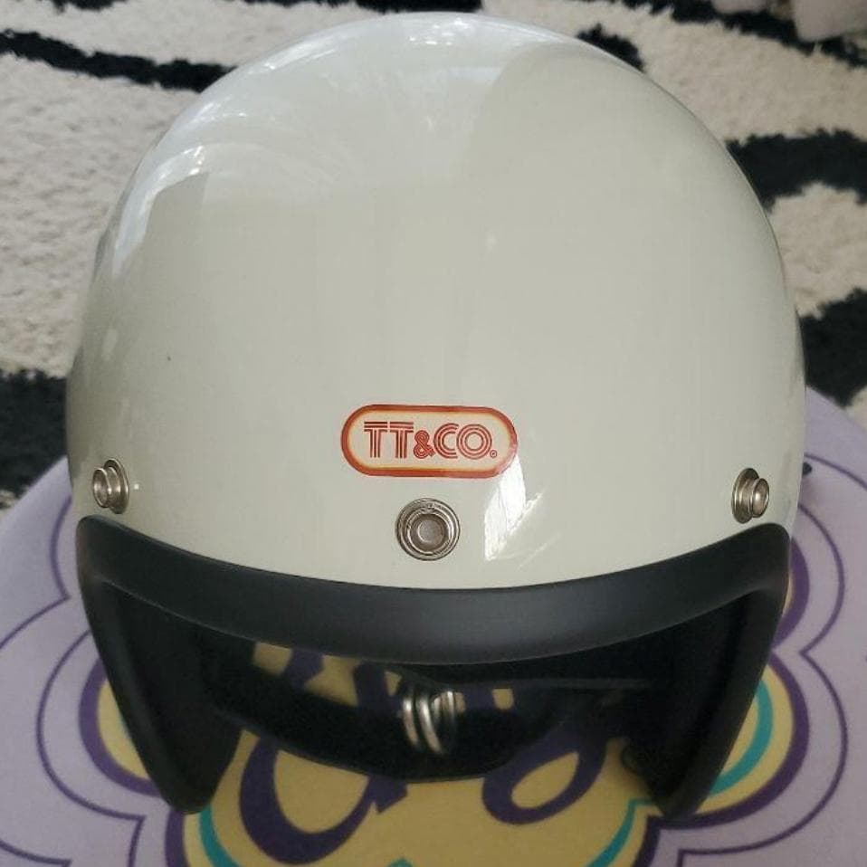 TT&CO. Super Magnumアイボリージェットヘルメット XXL 美品