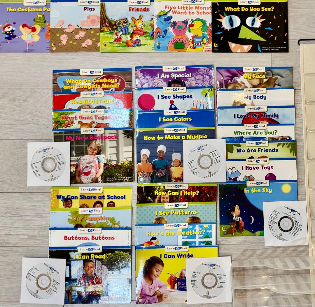 CTP絵本 Learnto Read 28冊+CD5枚セット収納付おうち英語多読