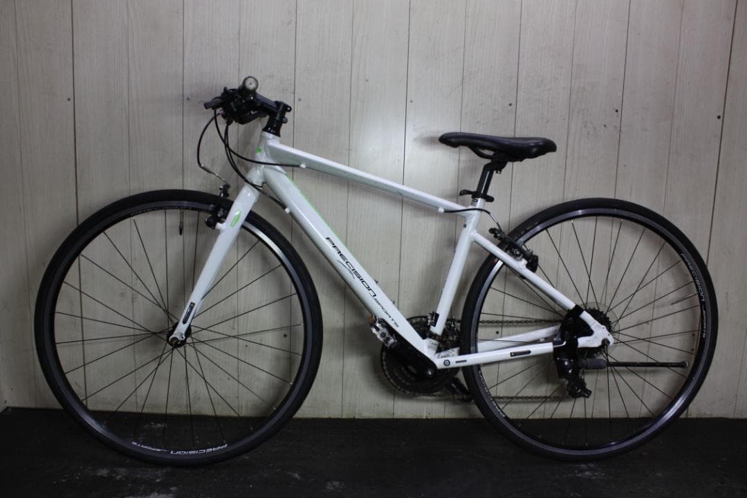 PRECISION SPORT アルミ 24速 430mm クロスバイク 白