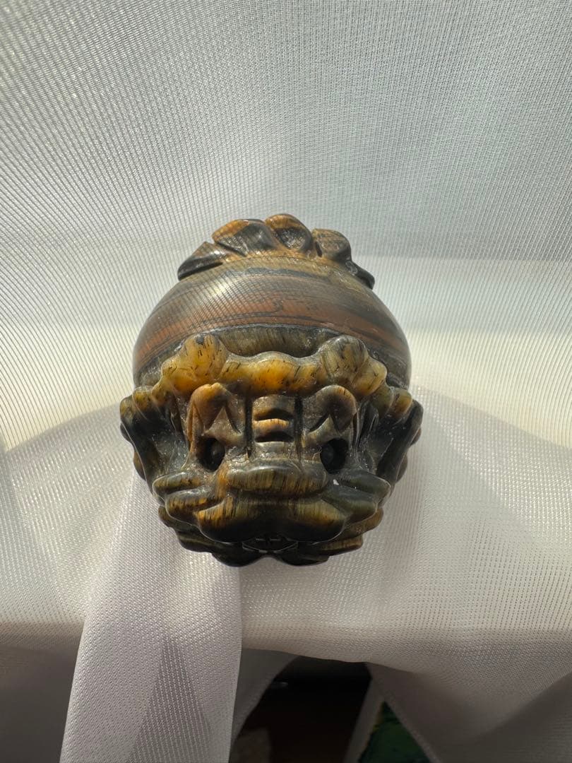 最強開運アイテム⭐︎タイガーアイの龍亀（ロングイ）