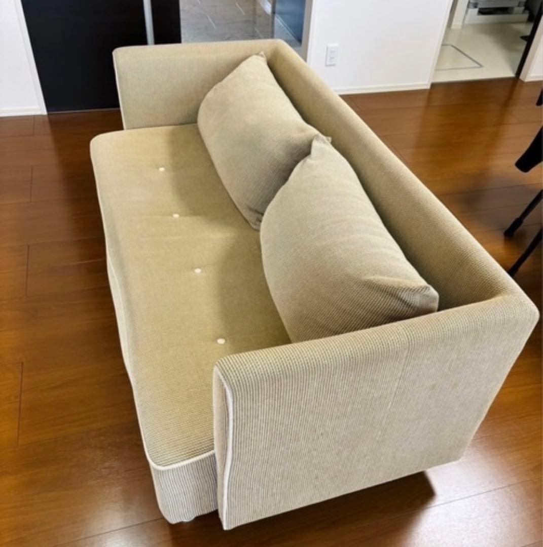 3人掛けソファ ベージュ コーデュロイ