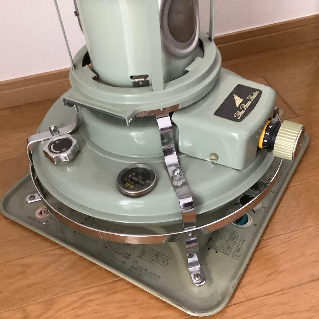 灯油ストーブ ミントグリーン コンパクト