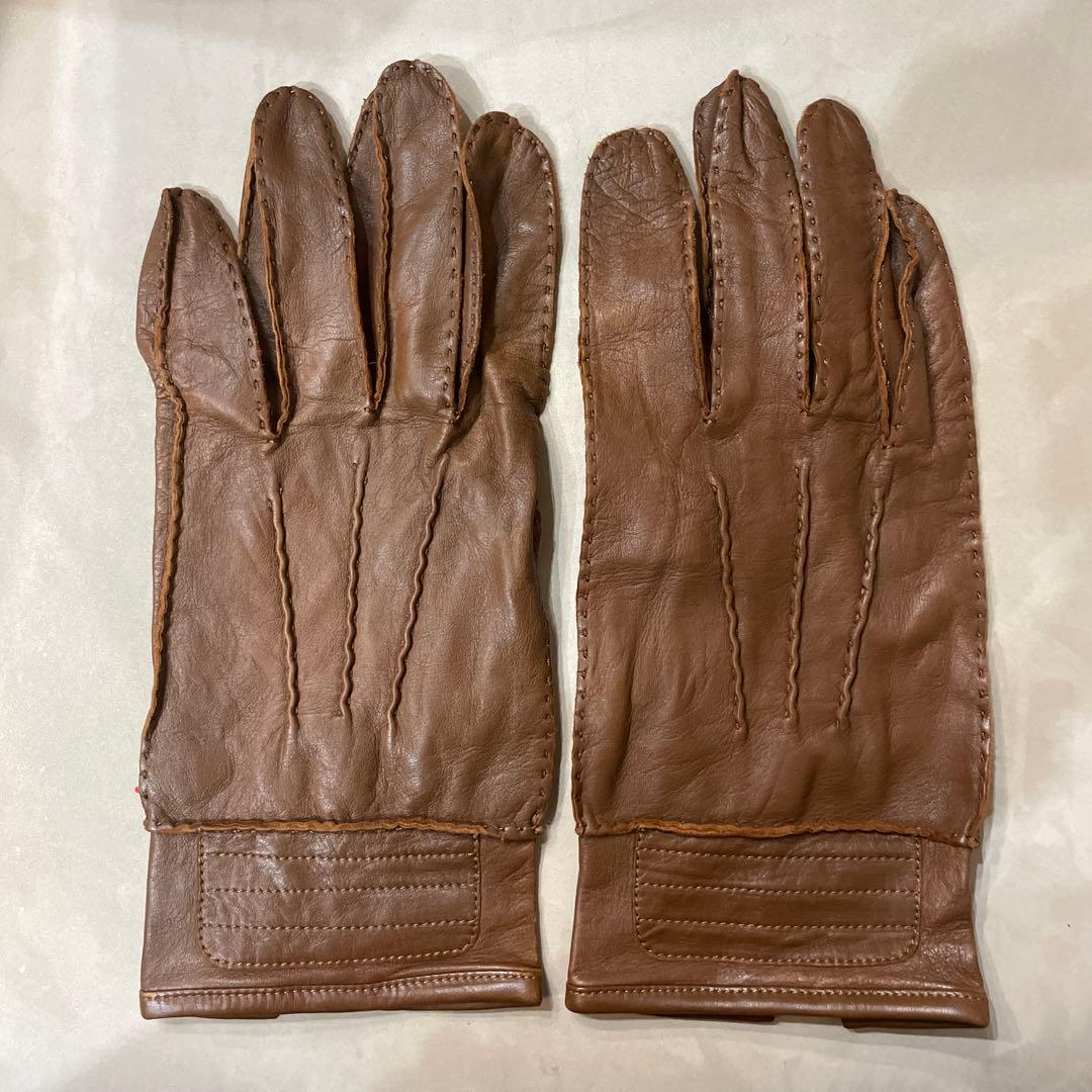 値下げ！シープスキン素材★定価約7万円★英国製 ポール・スミス★メンズ 手袋 L