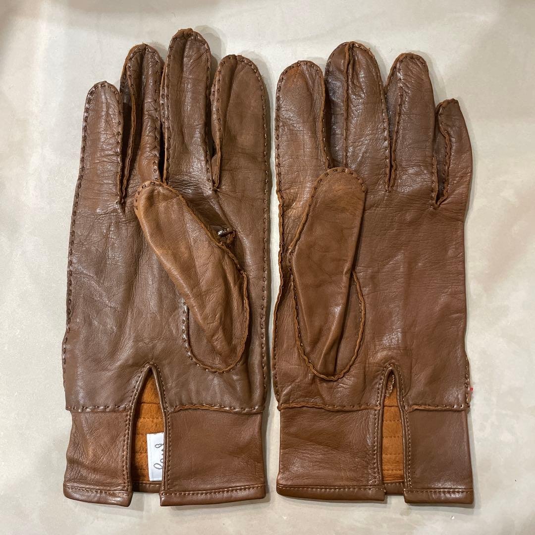 値下げ！シープスキン素材★定価約7万円★英国製 ポール・スミス★メンズ 手袋 L